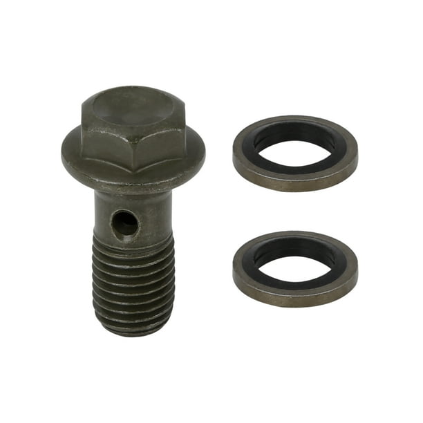 F FIERCE CYCLE M10x1.25mm Banjo Bolt Fuel Line Adapter with Copper Washers Set for Motorcycle Brake Master Cylinder F FIERCE CYCLE M10x1.25mm Banjo Bolt Fuel Line Adapter with Copper Washers Set for Motorcycle Brake Master Cylinder